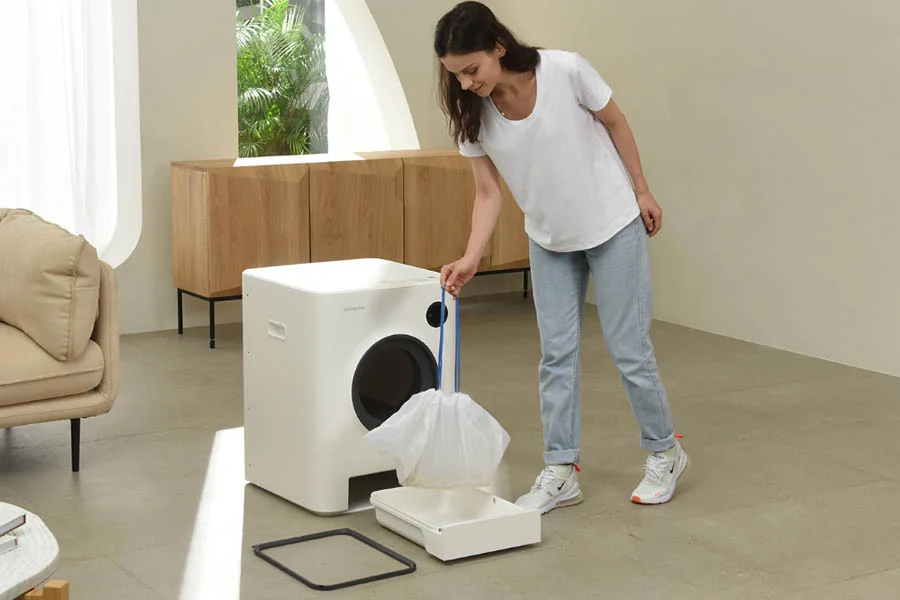 automatic kitten litter box