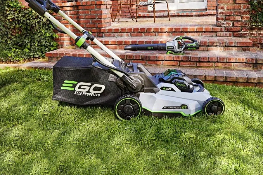 electric walk behind mower