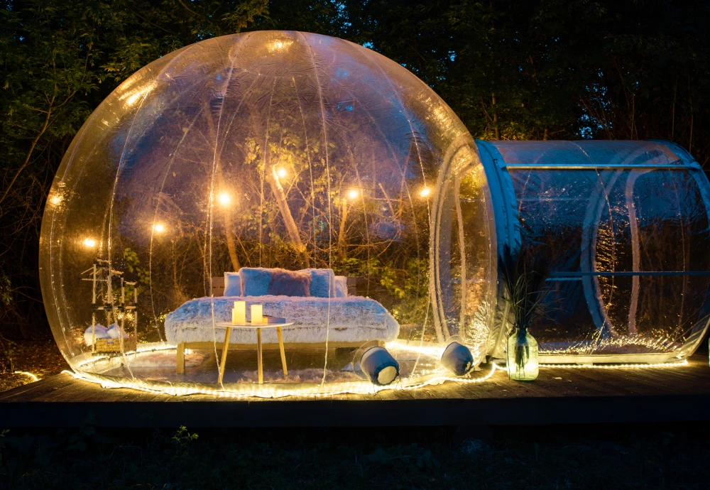 bubble tent glamping